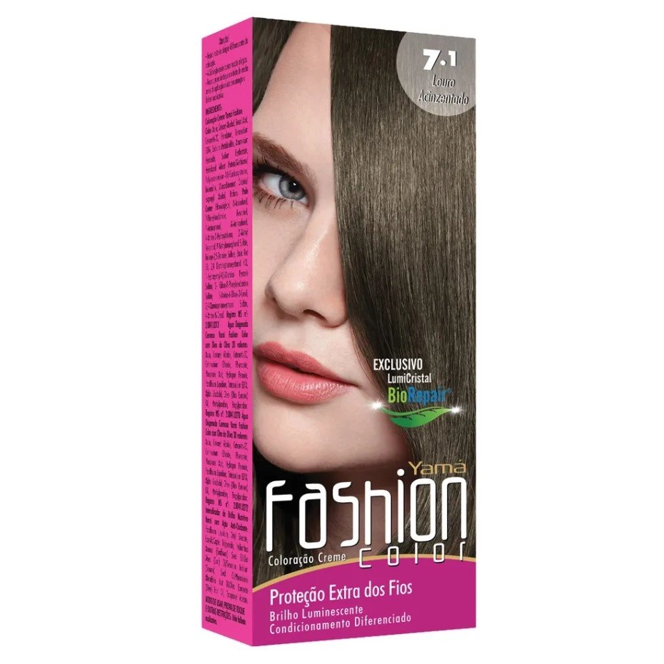 Tinta Fashion Color Mini Kit 7.1 Louro Acinzentado