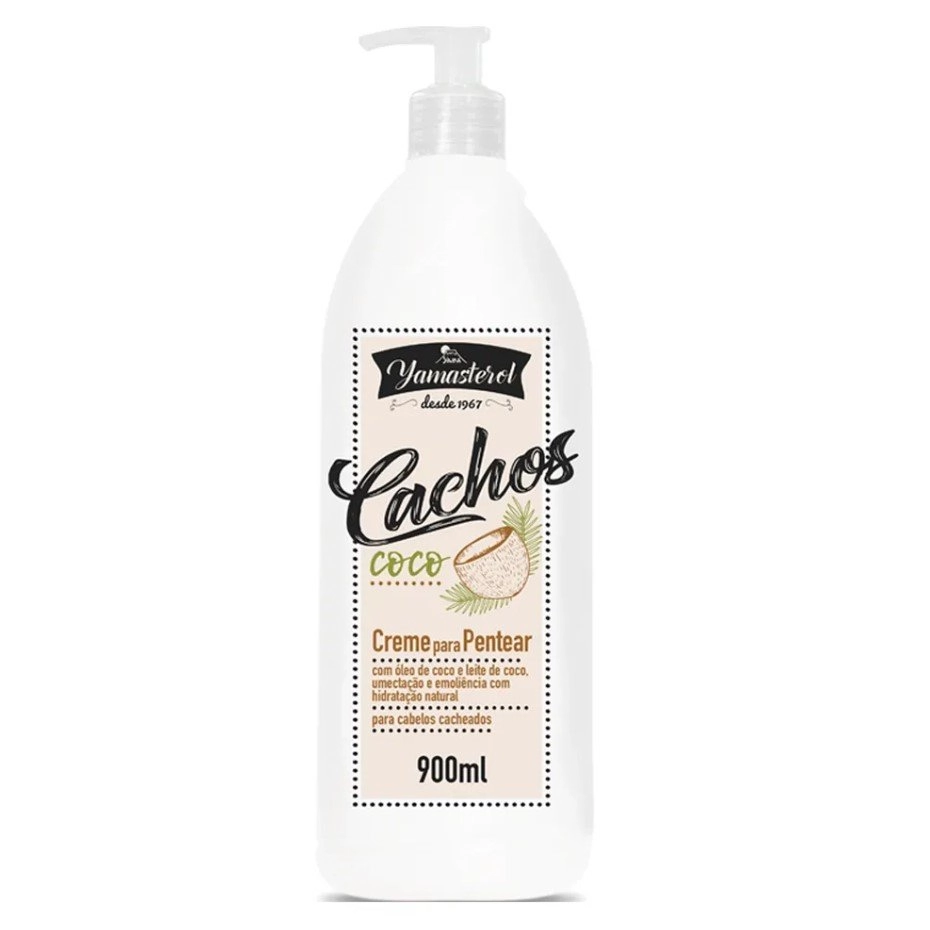 Creme P/pentear Yamasterol 900ml Cachos Coco
