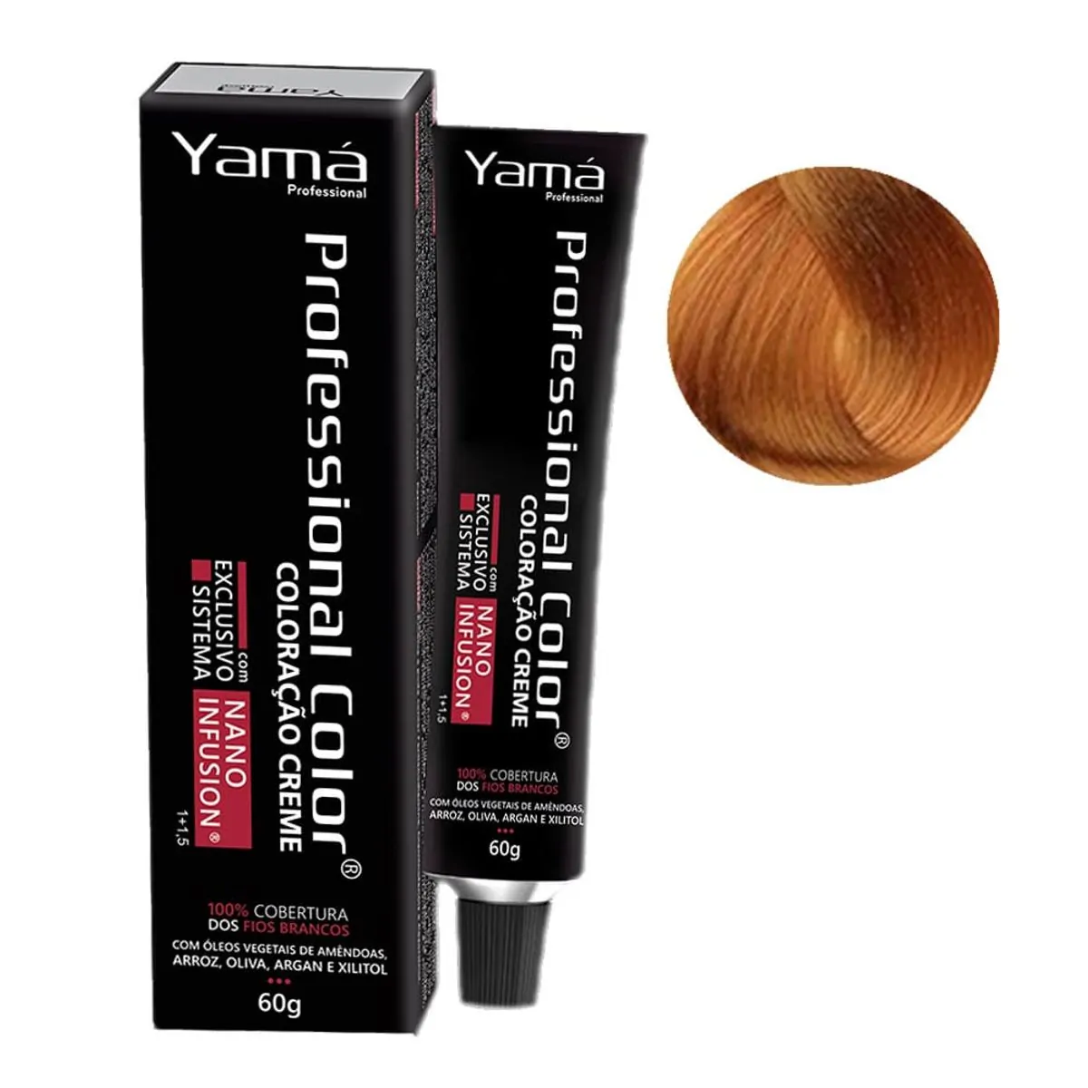 Tinta Profissional Color 60g 8.4 Louro Claro Acobreado Yama
