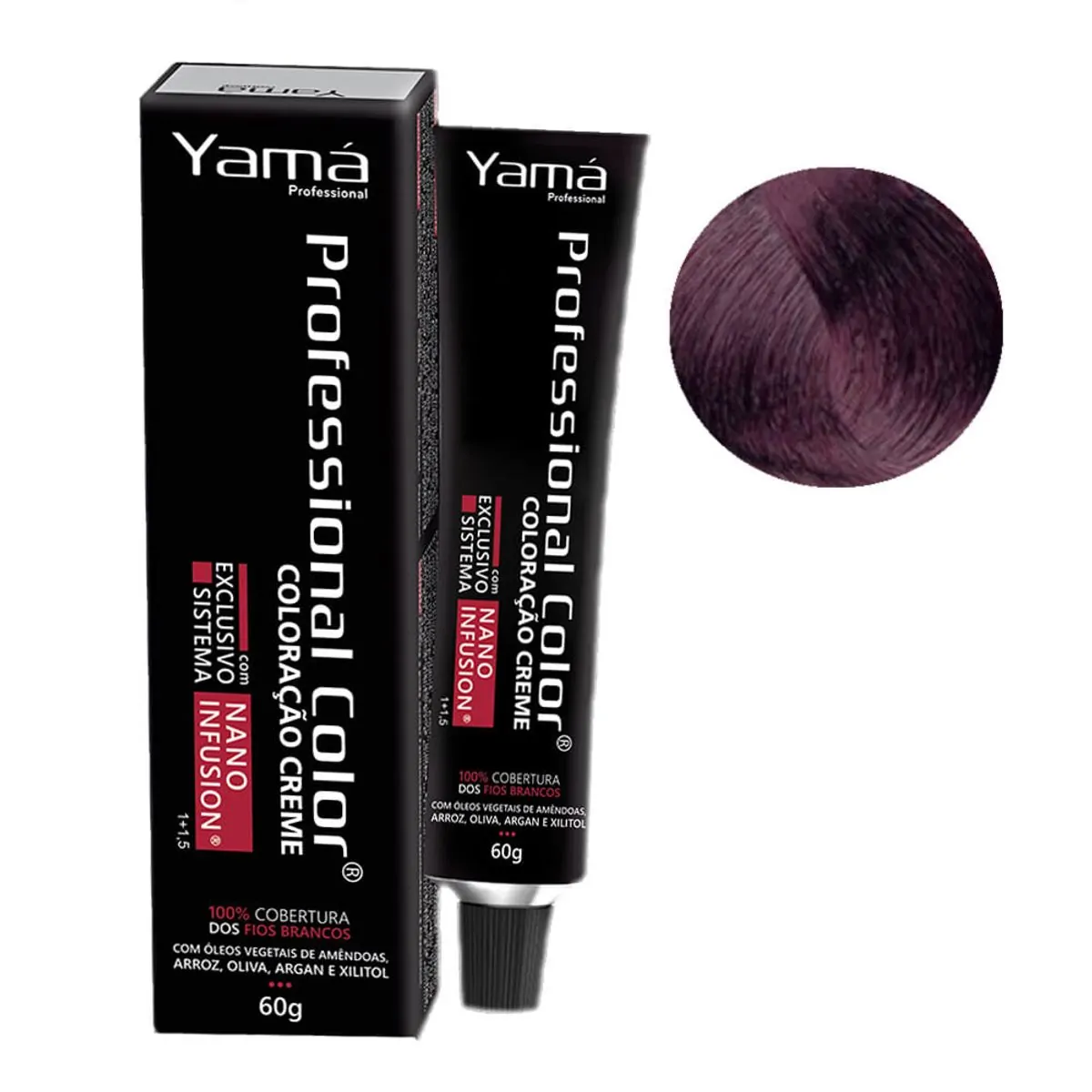 Tinta Profissional Color 60g 8.26 Louro Claro Irisado Avermelhado Yama