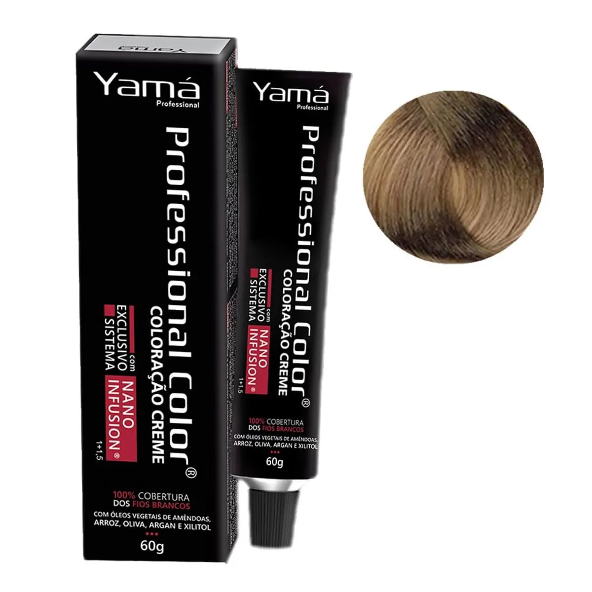Tinta Profissional Color 60g 8.31 Louro Claro Dourado Acinzentado Yama
