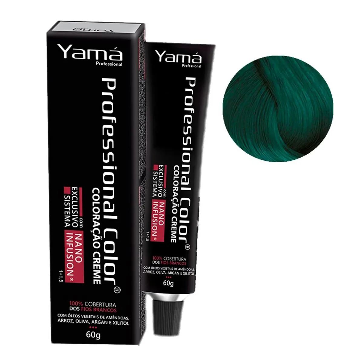 Tinta Profissional Color 60g 0/88 Mix Verde Yama