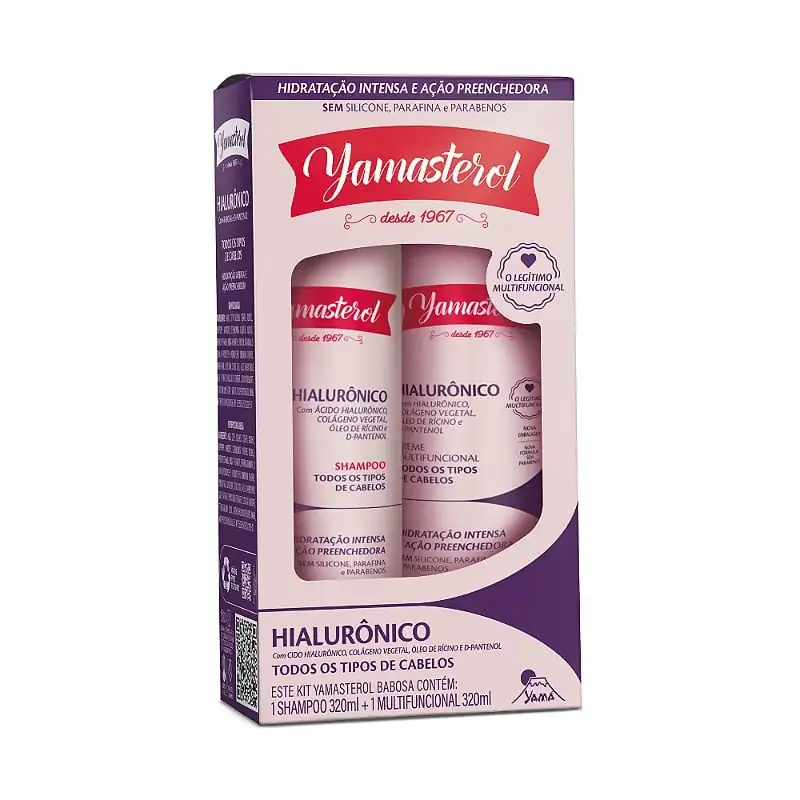 Kit Multif Yamasterol Sh Cr 320ml Hialuronico