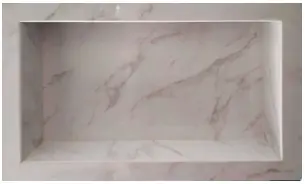 Nicho Porcelanato 30x60 Carrara