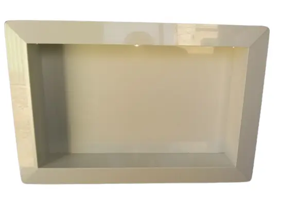 Nicho Em Porcelanato Bege 30x60 Borda Diamante