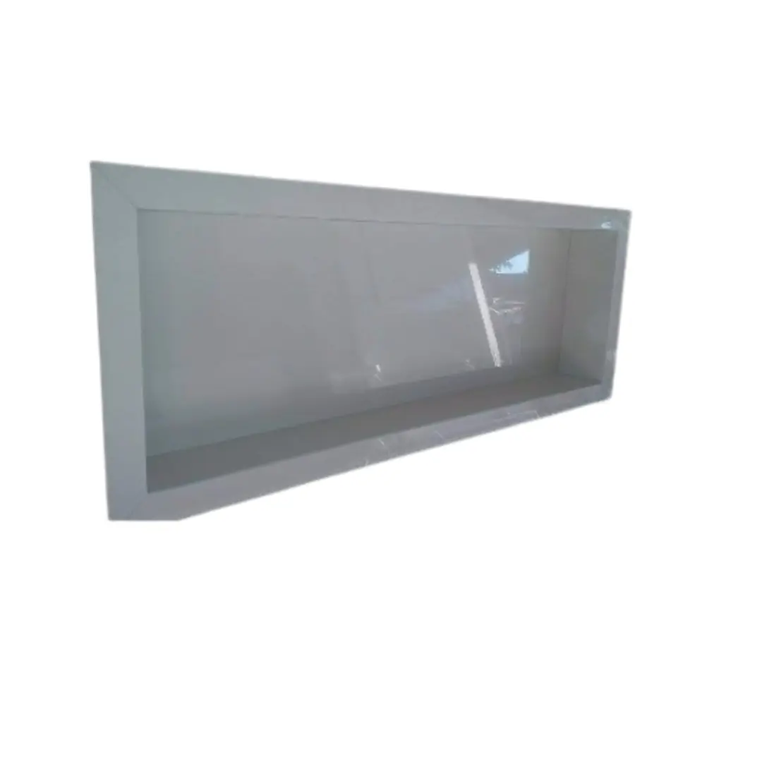 Nicho Em Porcelanato Branco 70x30x10