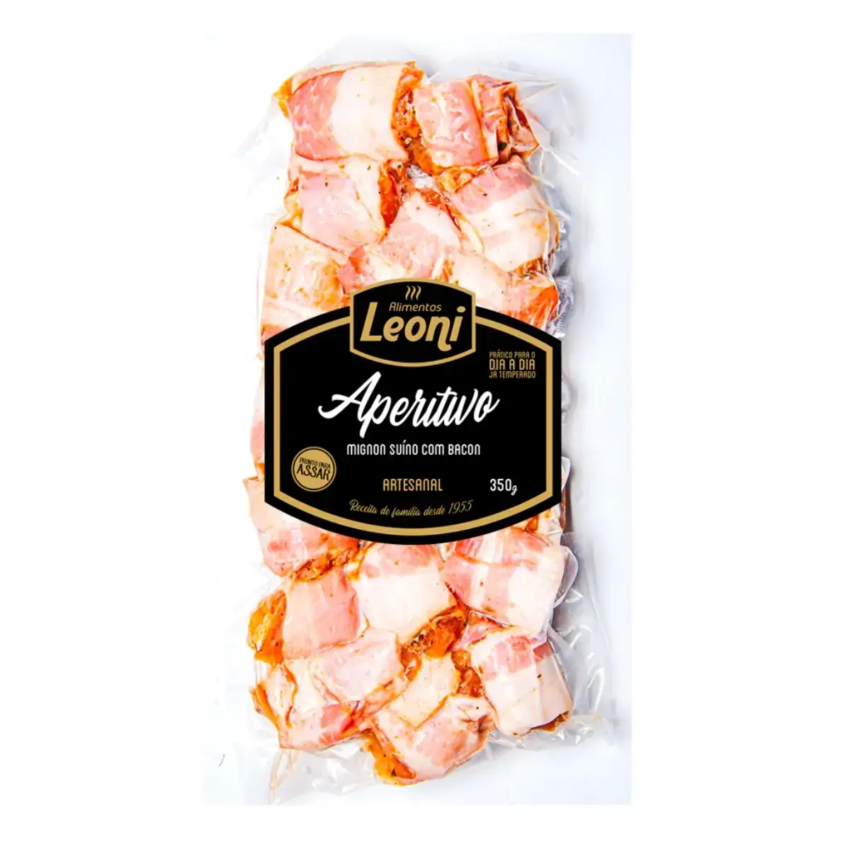 Aperitivo Cong Leoni Carne Suina C/bacon 350g