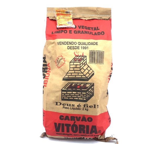 Carvao Vegetal Vitoria 2kg