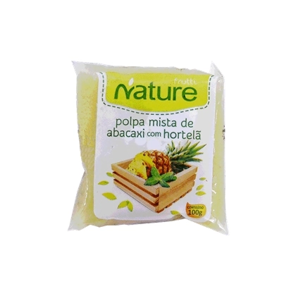 Polpa De Fruta Nature Abacaxi Com Hortelã