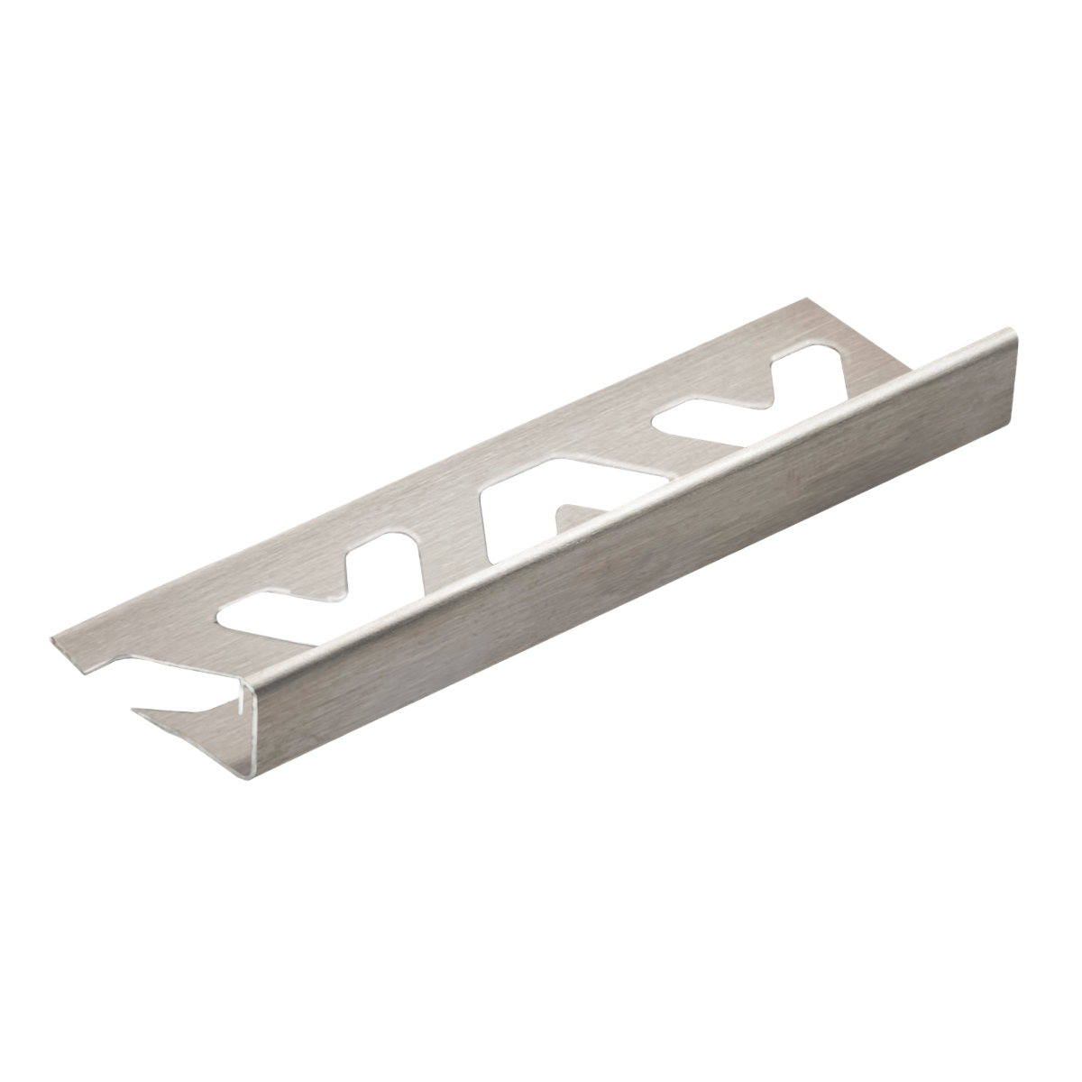 Perfil Inox Escovado Ravena 1m P/ Porcelanato E Revestimento