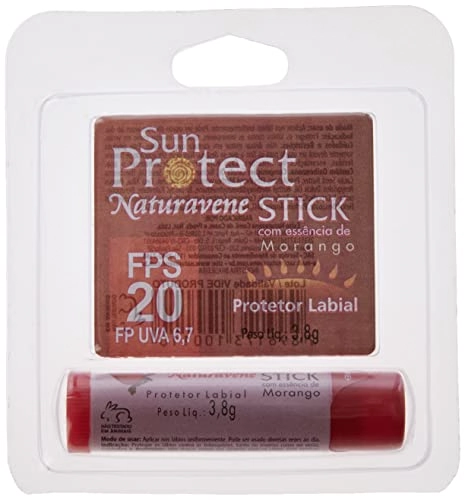 Protetor Labial Sun Naturavene Fps20 Morango