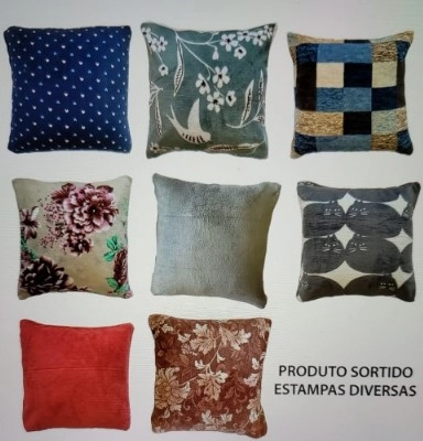 Almofada Fleece Sortido 40x40cm P2999 Jolitex