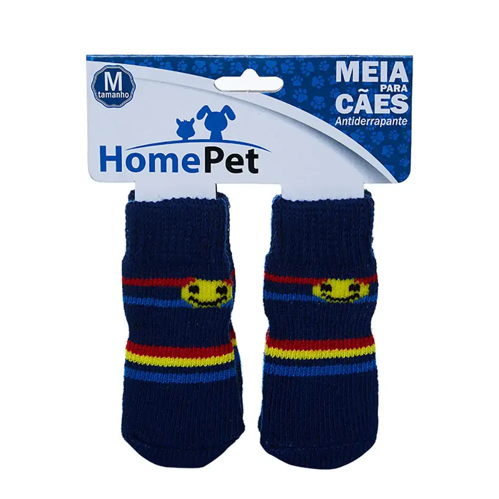 Meia Listrada Azul HomePet Pequena