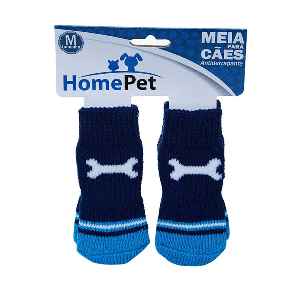 Meia Osso Azul Tam.m Ref. 14