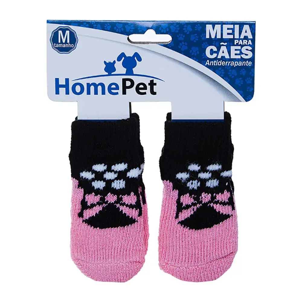 Meia Sapato Rosa HomePet Média
