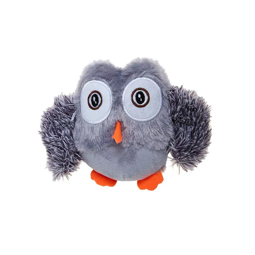 Brinquedo Pelúcia Coruja Cinza HomePet