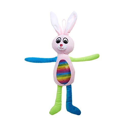 Pelucia Coelho Colorido N 4 Homepet Para Cães, 25x5x16