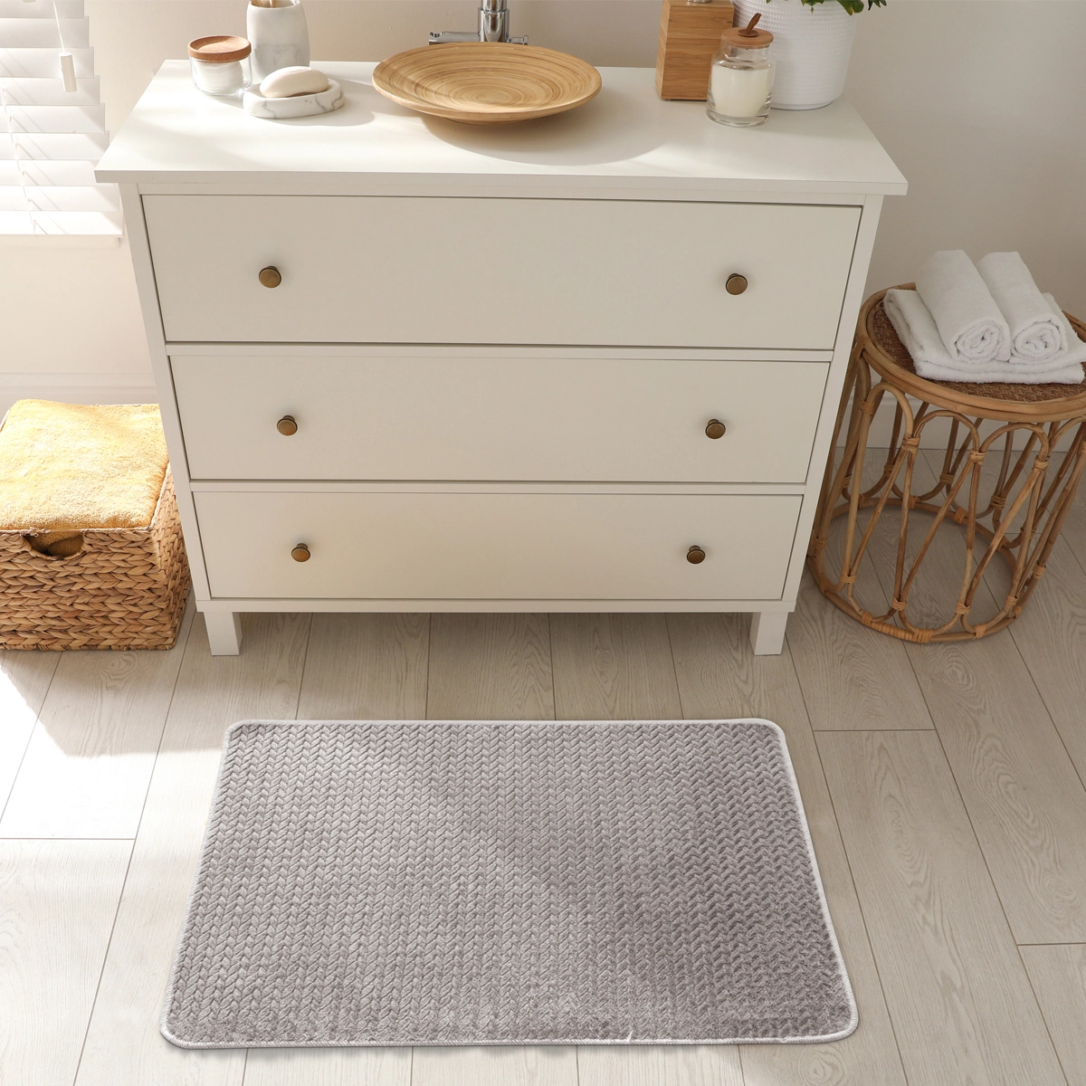 Tapetes Tapete Cristal Fleece 40x60 Cm Ref 39 Castanho .