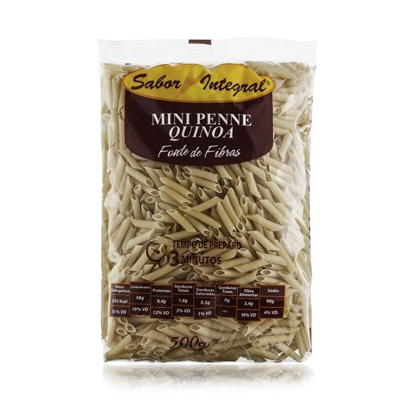 Mac Sabor Integral Quinoa 500g Mini Penne