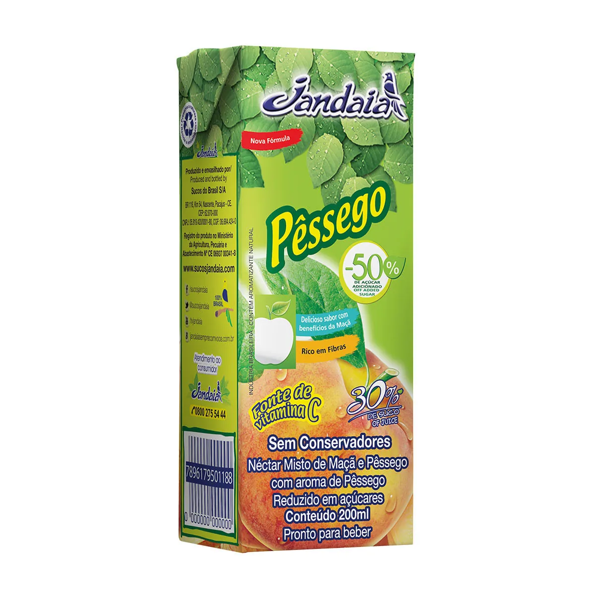 Nectar Jandaia Pessego/maca Tp
