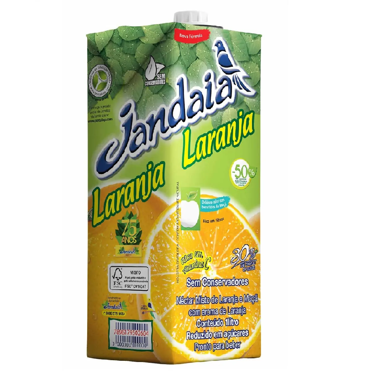 Nectar Jandaia 1lt Laranja/maca