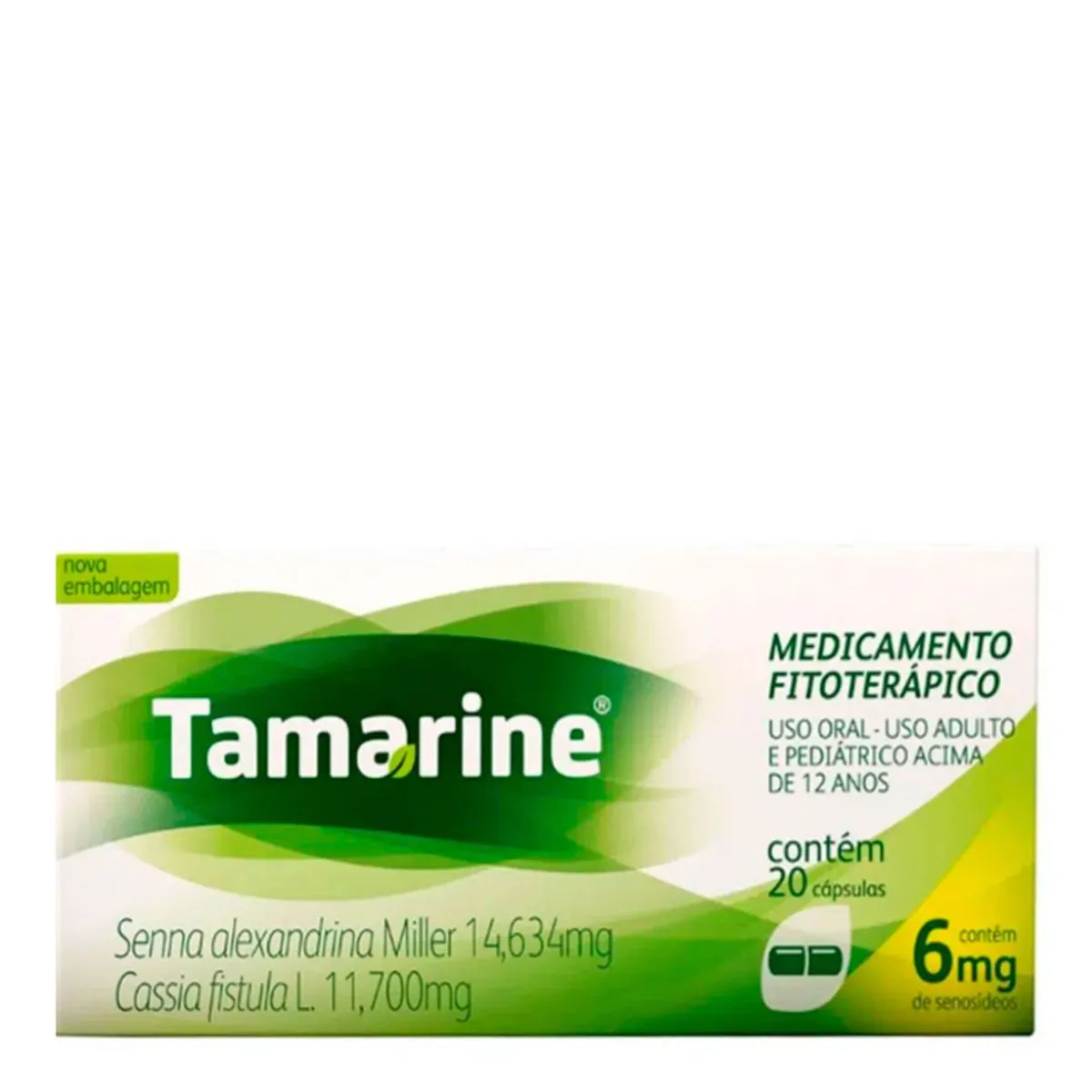 Tamarine 6mg Hypera Caixa 20 Cápsulas