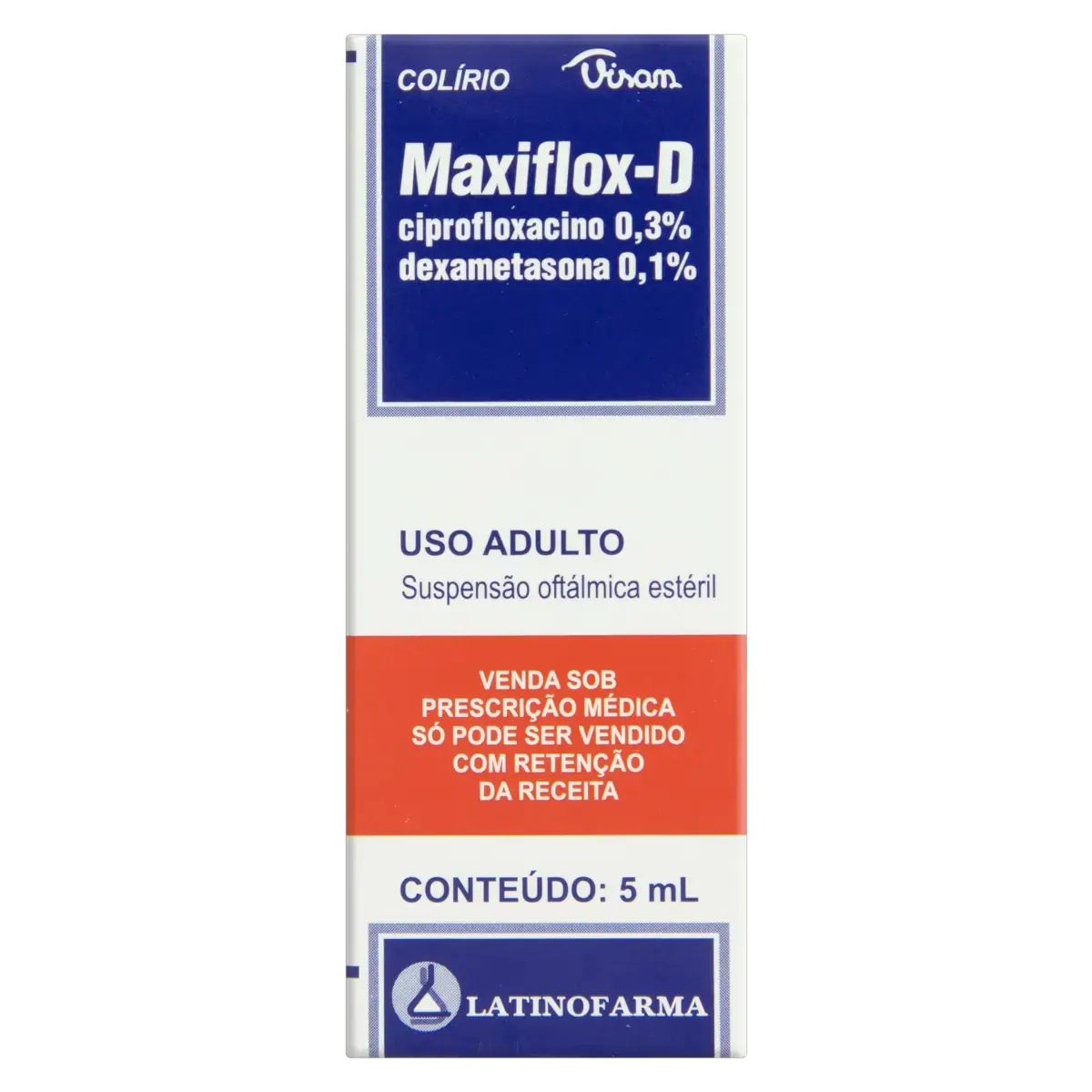 Maxiflox D Latinofarma Caixa 5ml Solução Oftálmica