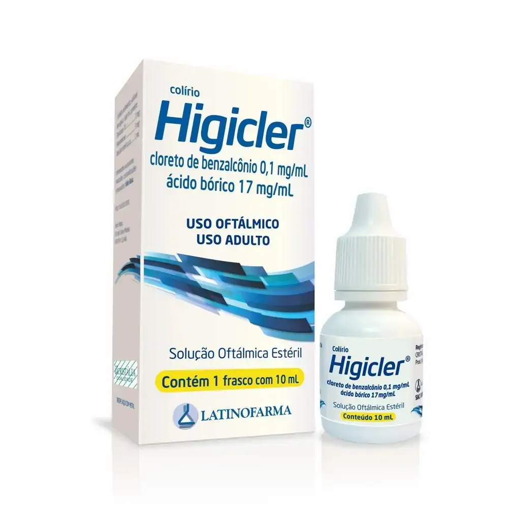 Higicler 17 Mg/ml 0,1 Mg/ml Colírio Latinofarma Similar