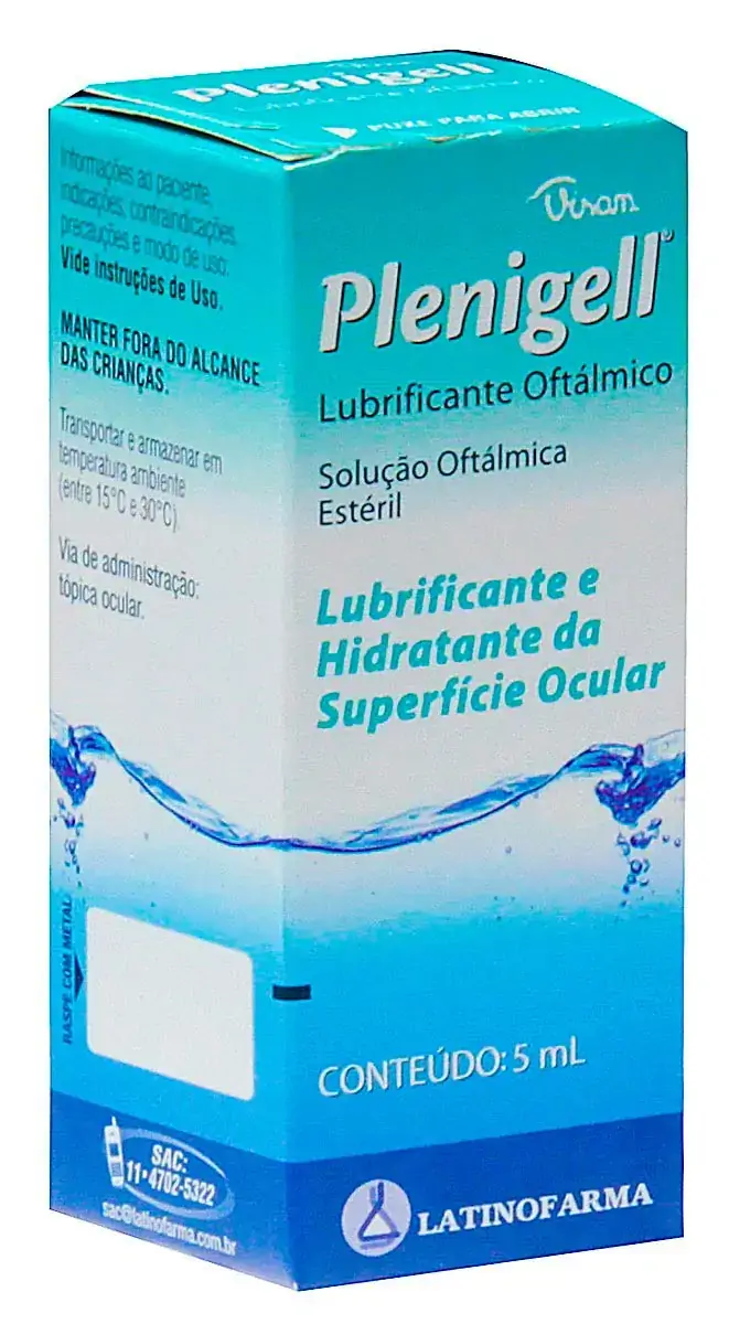 Plenigell Latinofarma Caixa 5ml Solução Oftálmica
