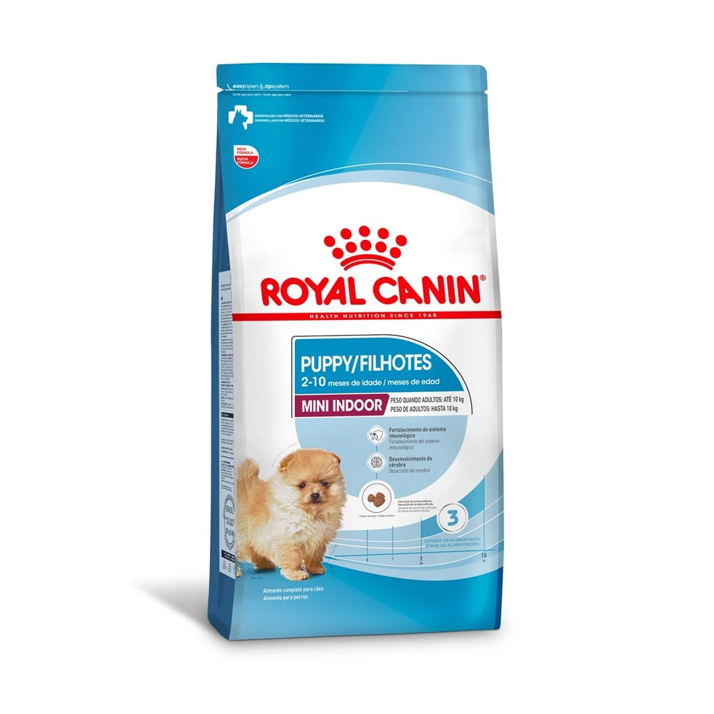 Ração Mini Indoor Junior 7,5kg Royal Canin