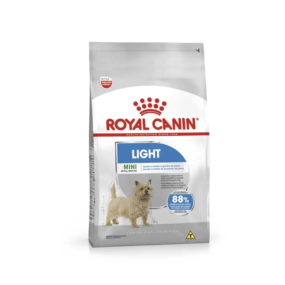 Ração para Cães Adultos Raças Mini Royal Canin Light 1kg