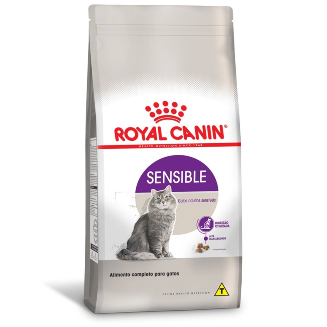 Ração Royal Canin Gatos Sensible 400gr 0,400kg