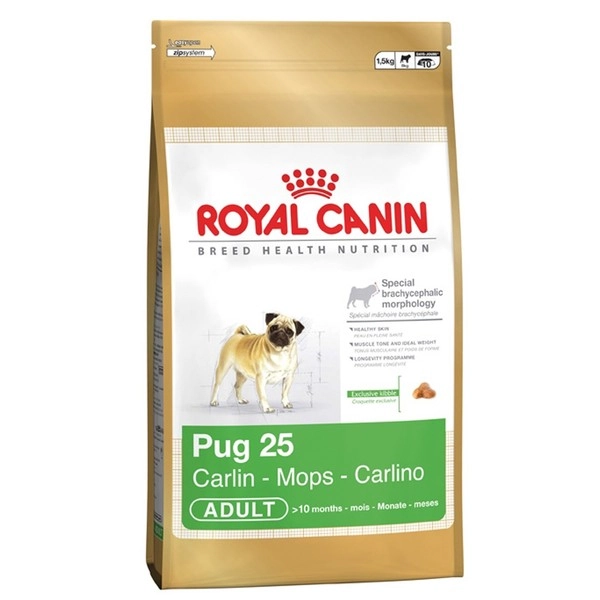 Ração Para Cão Pug 3kg Royal Canin
