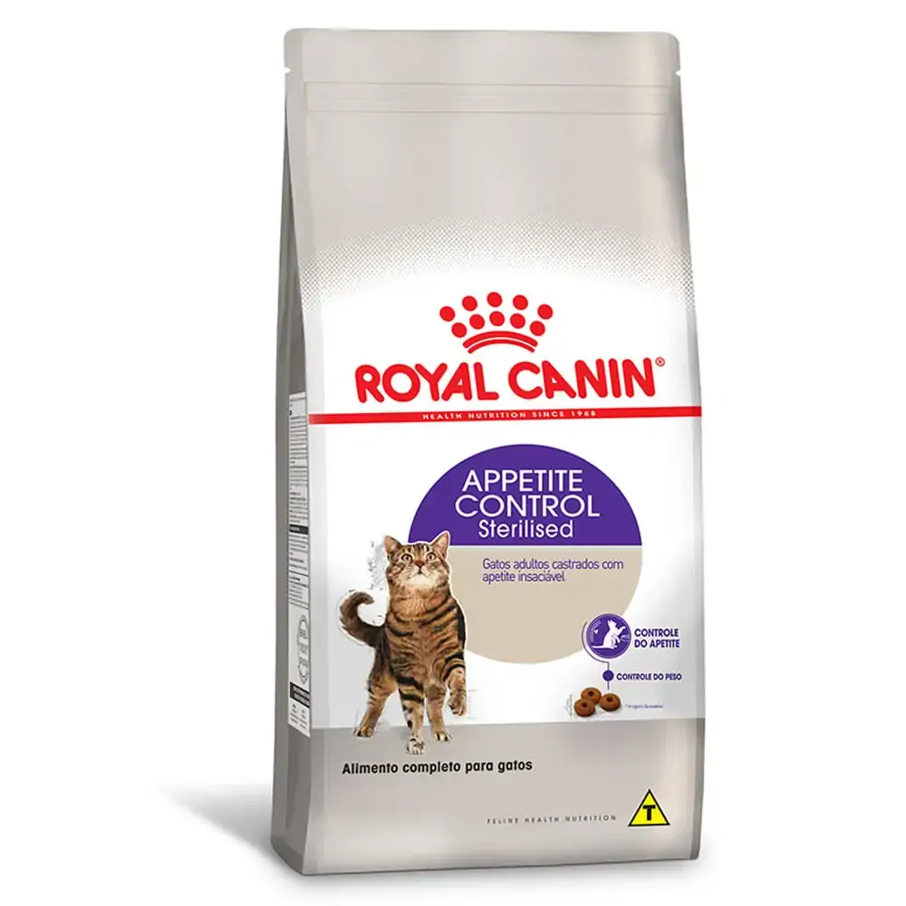 Ração Royal Canin Sterilised Appetite Control Gatos Adultos