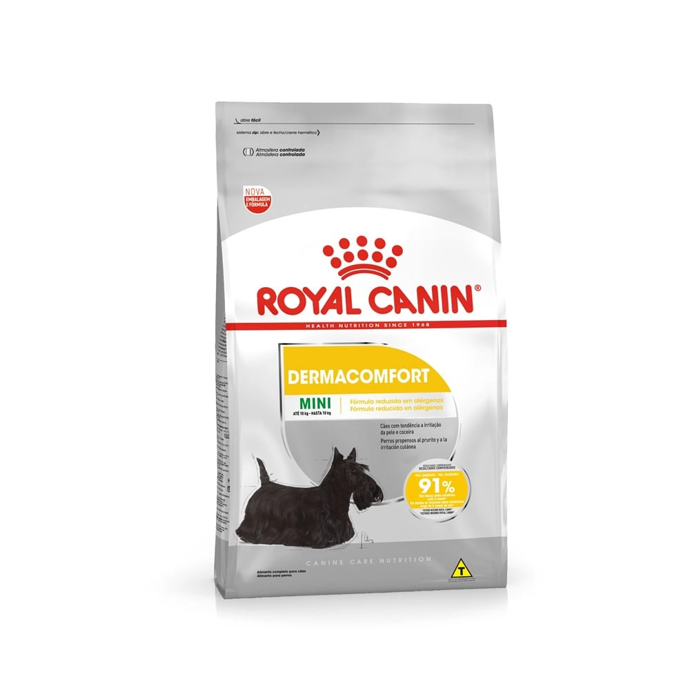 Ração Royal Canin Cães Mini Dermacomfort 1kg