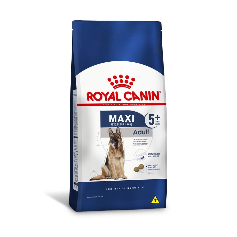 Ração Royal Canin Cães Maxi Adulto 5+ 15kg