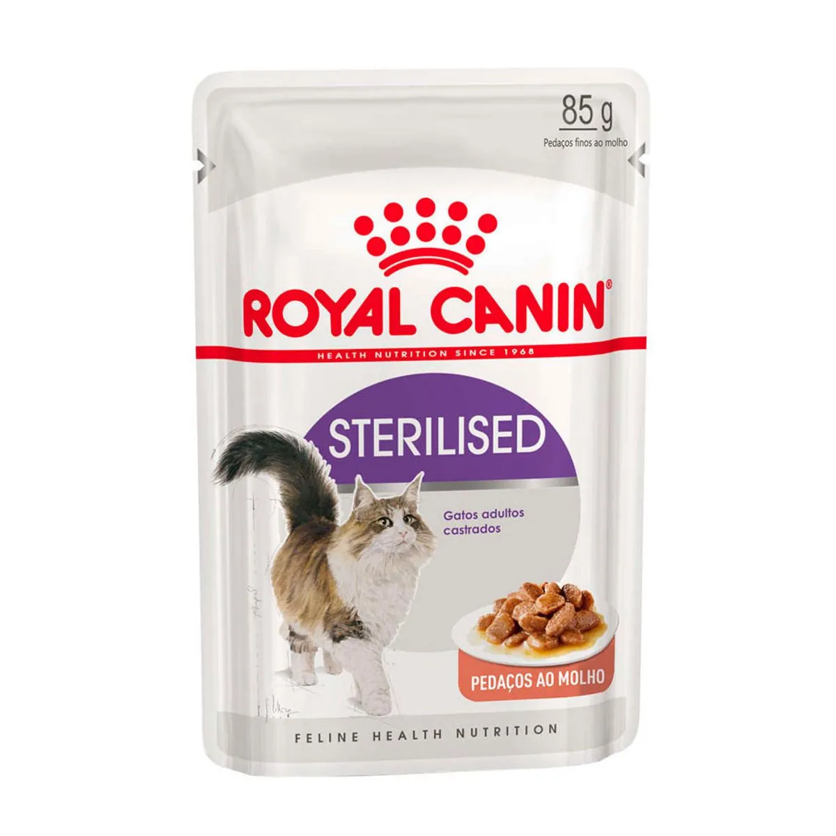 Ração Úmida Royal Canin Gatos Castrados Sterilised 85g 85g