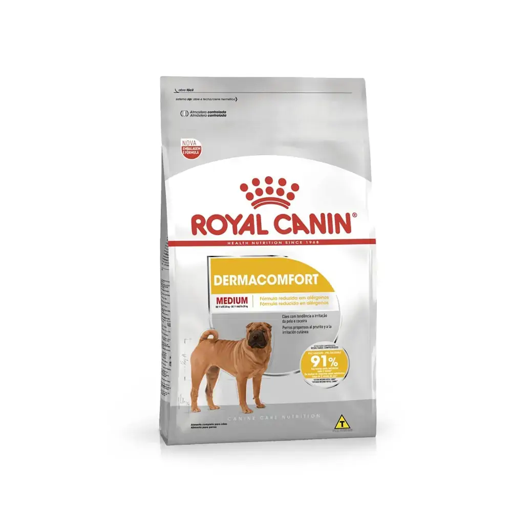 Ração Royal Canin Cães Medium Dermacomfort 10,1kg