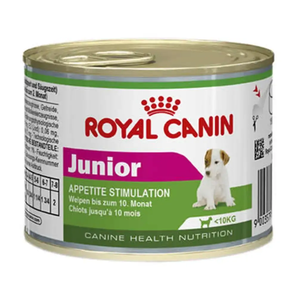 Ração úmida Royal Canin Mini Junior Para Cães Filhotes De Pequeno Porte 195g