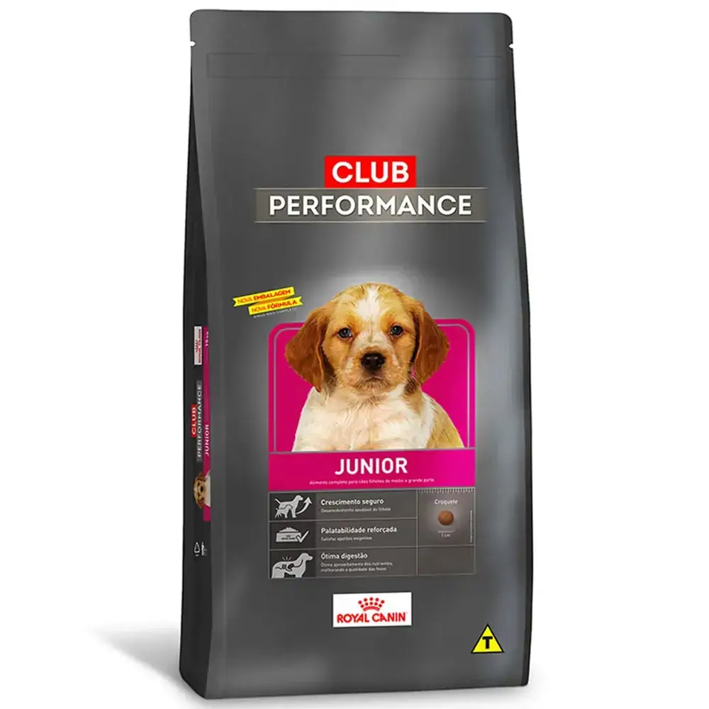 Ração Royal Canin Club Performance Junior Cães Filhotes