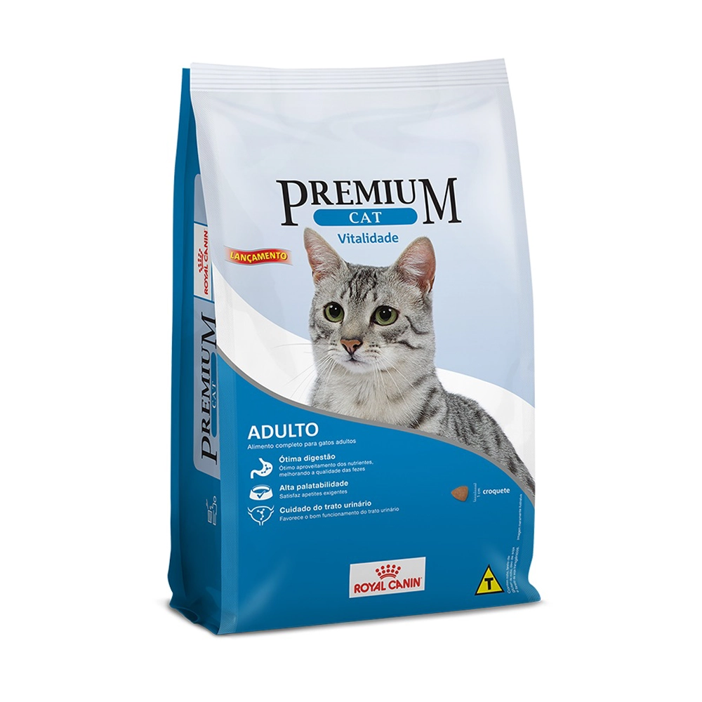 Ração Royal Canin Premium Cat Vitalidade Gatos Adultos 10,1kg