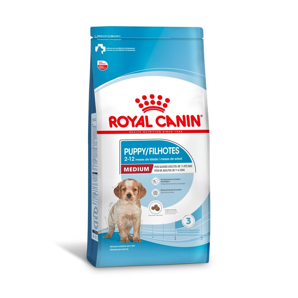 Ração Royal Canin Cães Puppy Medium 2,5kg