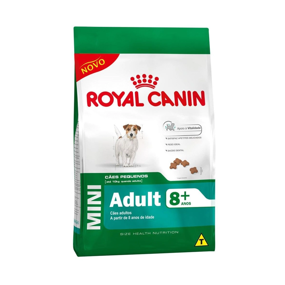 Ração Royal Canin Cães Mini Adulto 8+ 2,5kg