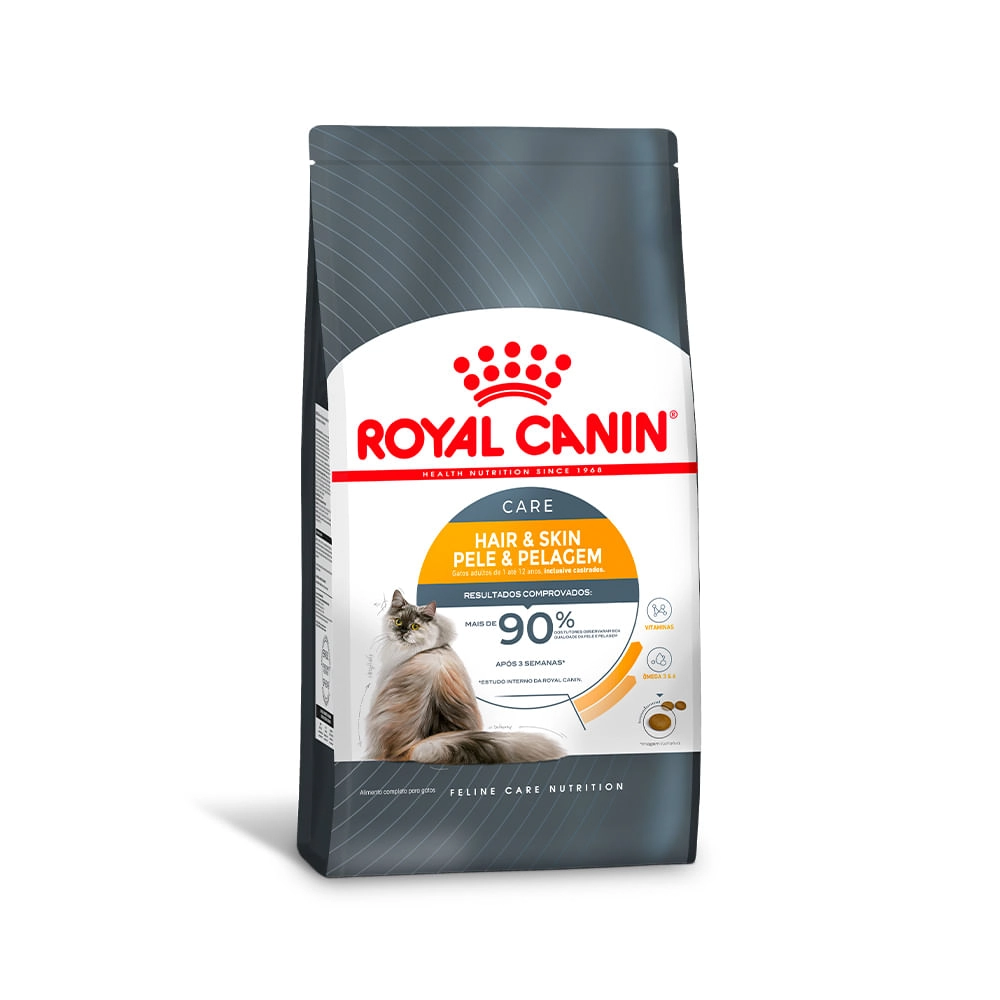 Ração Royal Canin Gatos Hair&amp;Skin 400g