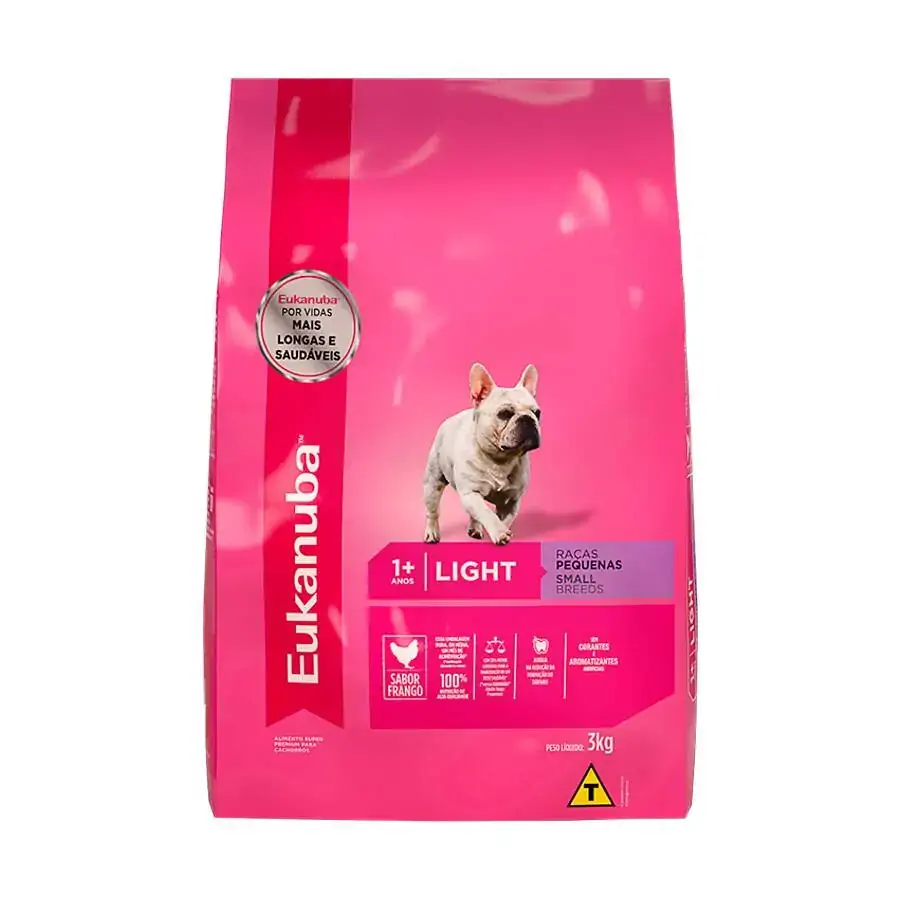 Eukanuba Raças Pequenas Light 3kg