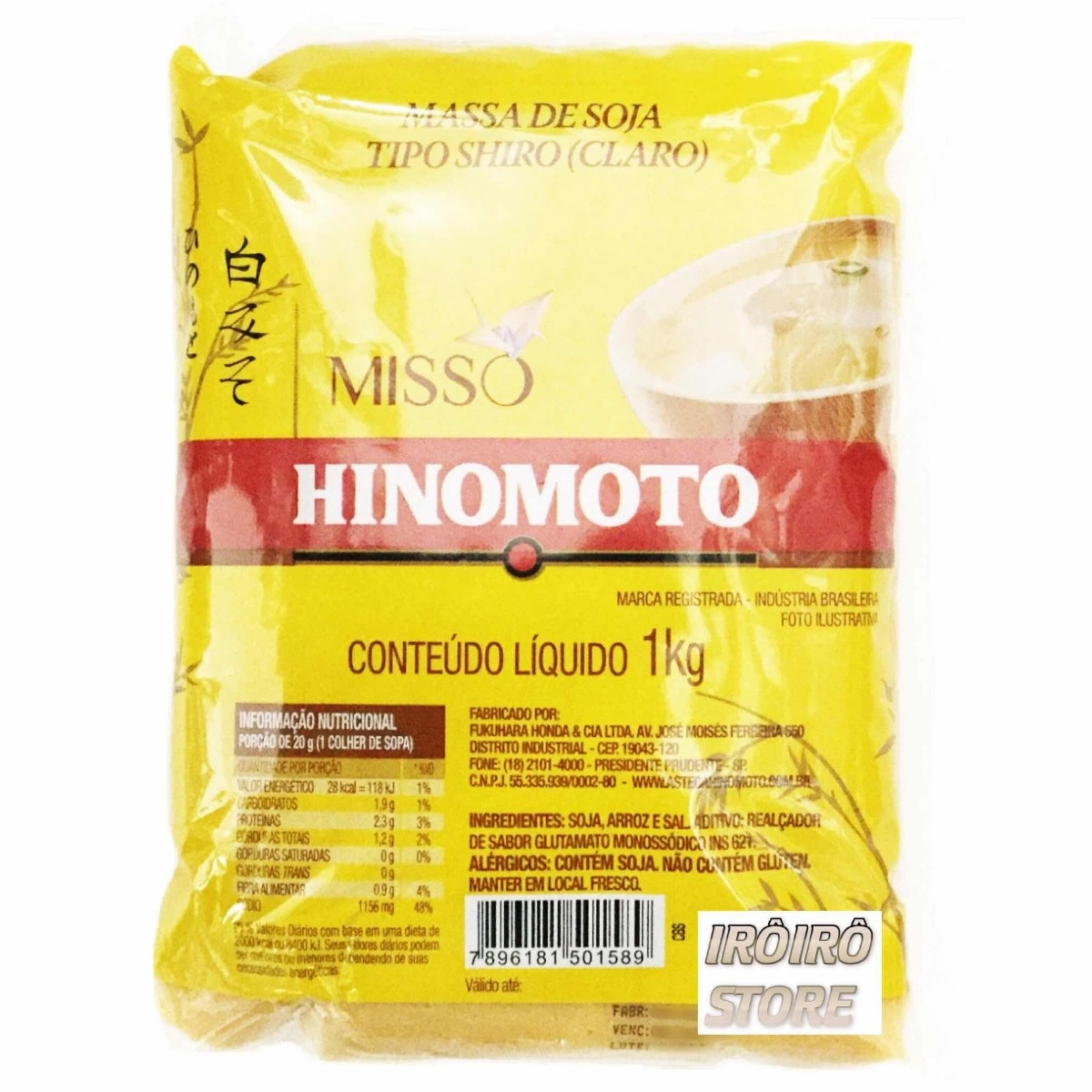 Massa De Soja Misso Aka 1kg Sakura