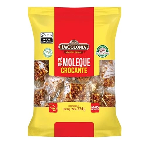 Pé De Moleque Crocante Dacolônia Pacote 224g