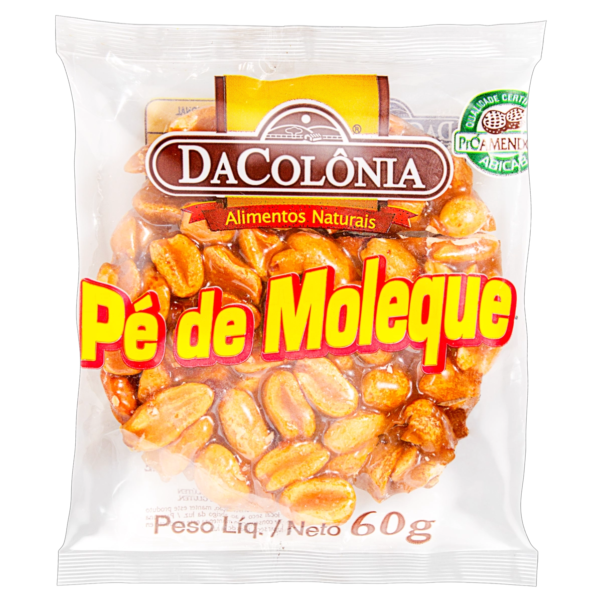 Pé De Moleque Dacolônia Pacote 60g