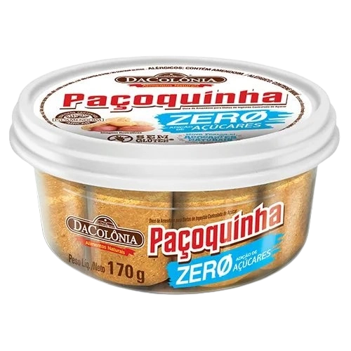 Paçoquinha Dacolônia Pote 170g