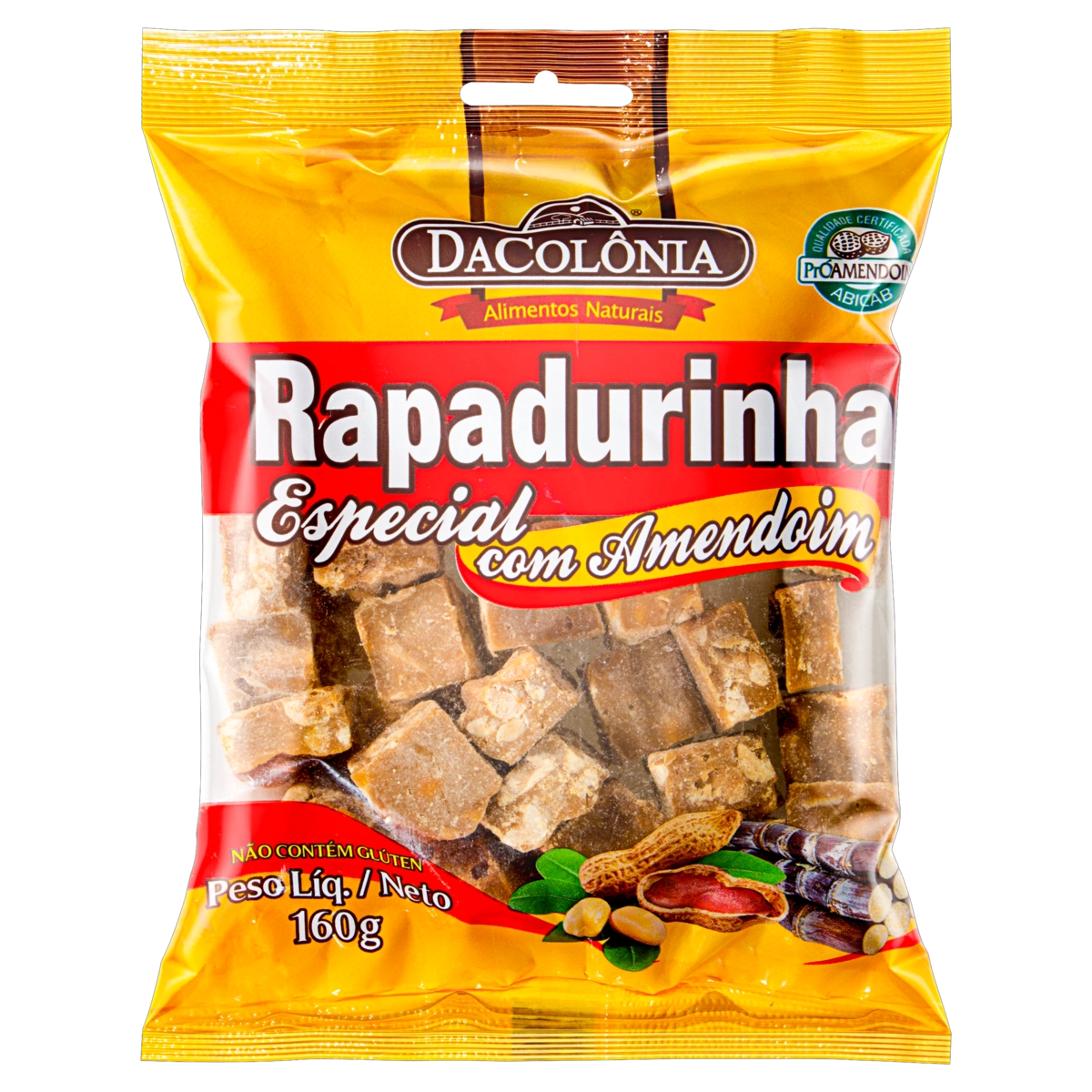 Rapadurinha Com Amendoim Especial Dacolônia Pacote 160g
